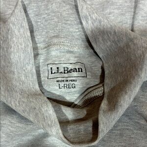 L.L.Bean Light Heather Gray Pullover Sweatshirt